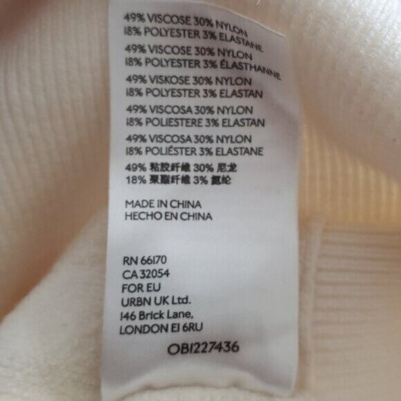 Anthropologie Cream Knit Sweater Size XS - Picture 6 of 9